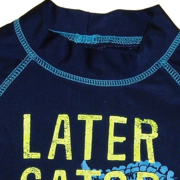 Carter's Boys Later Gator Rash Guard Top - Picture 2 of 6